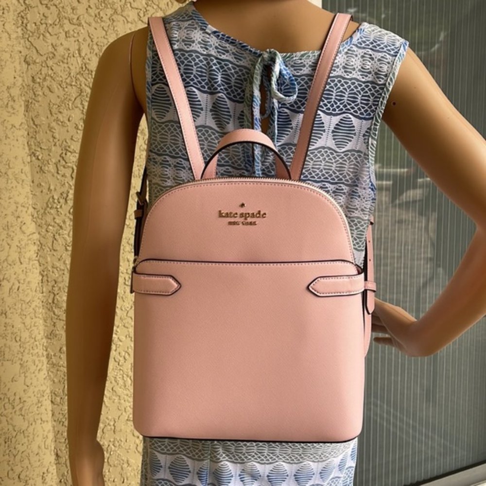 Kate Spade Staci Dome Backpack Chalk Pink - Picture 12 of 13